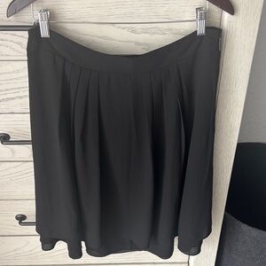 Karl Lagerfeld Classic Black A-Line Skirt